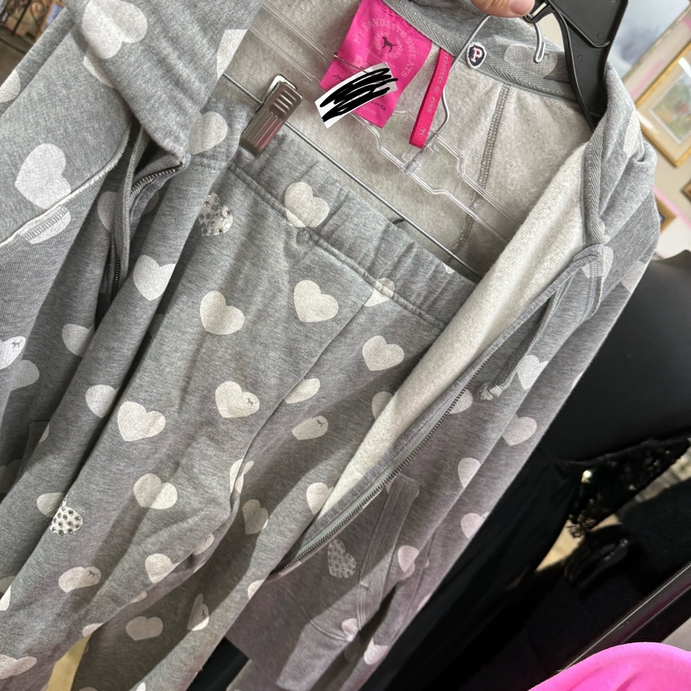 Victoria's Secret Pink Sweatshirt and pants set RARE